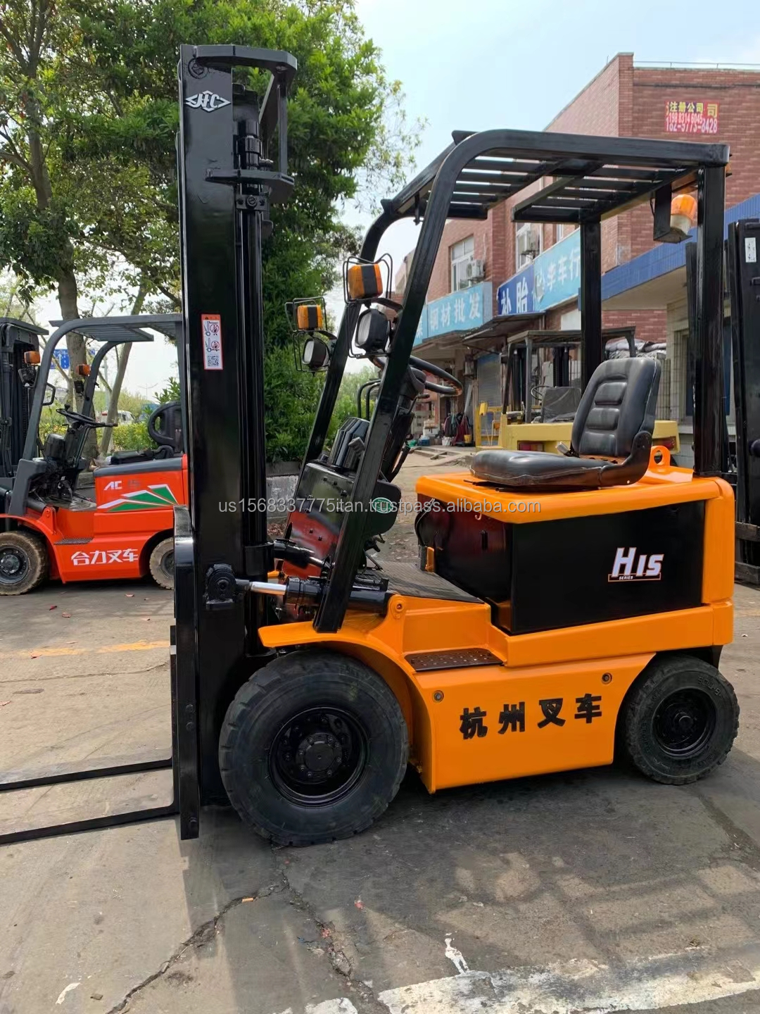 Hangzhou Forklift H30 with 2m Fork Length and Diesel Engine Power Source
