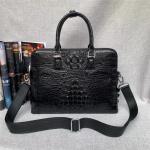Authentic Crocodile Skin Businessmen Briefcase Laptop Handbag Genuine Exotic