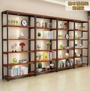 Quality Stable Metal Frame Wood Shelves Acrylic Display Shelf Jewelry Watch Customized Logos wholesale