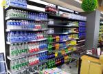 Gray Grocery Display Racks , Laser Engraving Light Box Personal Care Products