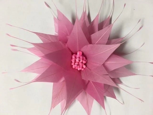 Fast Shipping DHL UPS FEDEX EMS TNT Goose Feather Flower Mount with Wire Accessory