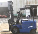 4 Wheel 2500kg Electric Forklift Truck , Battery Powered Forklift Truck