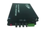4ch video + 1 return data fiber optic video converter , 1 ~ 64 channels bnc to