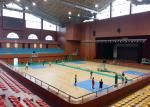 Green Sports PVC Vinyl Flooring / Indoor Basketball Flooring 4.5mm - 7.2 Mm