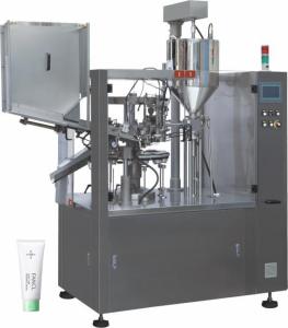 Quality PLC Fully Filling Seal Tube Filling And Heat Sealing Machine for 5-250ml wholesale