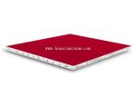 CE Red Antibacterial Aluminium Honeycomb Sandwich Panel Outdoor