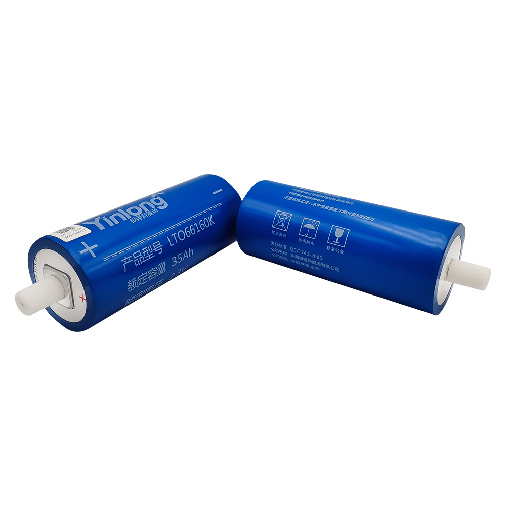 2.3V 35Ah Lithium Titanate Battery Yinlong Lto Cells LTO66160h