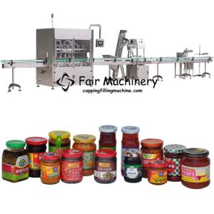 China 100ml 35BPM Piston Liquid Filling Machine , 380VAC Automatic Honey Filling Machine on sale