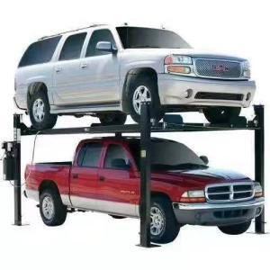 Quality Hydraulic 4 Post Garage Lift Car Lifting Equipment With Safety Overload Protection System wholesale