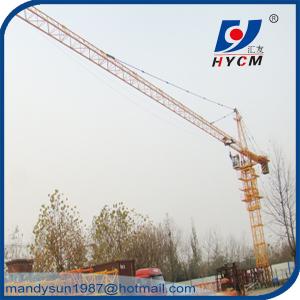 Quality 8 ton 60m Jib Hammerhead Tower Crane Overhead Construction Equipment QTZ6010 wholesale