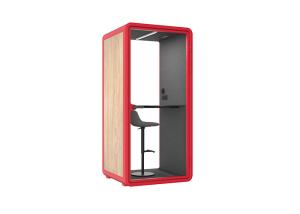 Quality Portable S Size Office Easy Assemble Acousitc Soundproof 35db+- Phone Booth Colorful Steel Panel wholesale