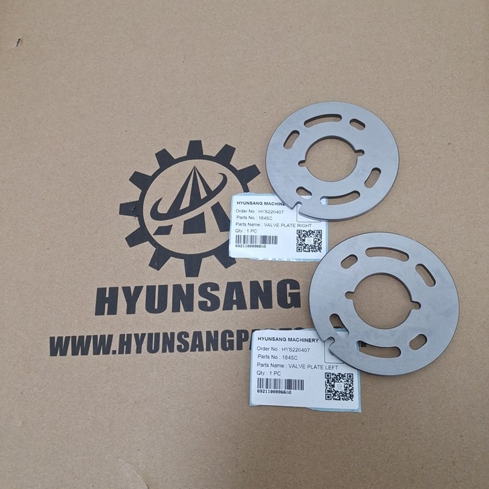 Hyunsang Excavator Parts Valve Plate Left 1845C 0788809 0788817 0788816 Construction Machinery