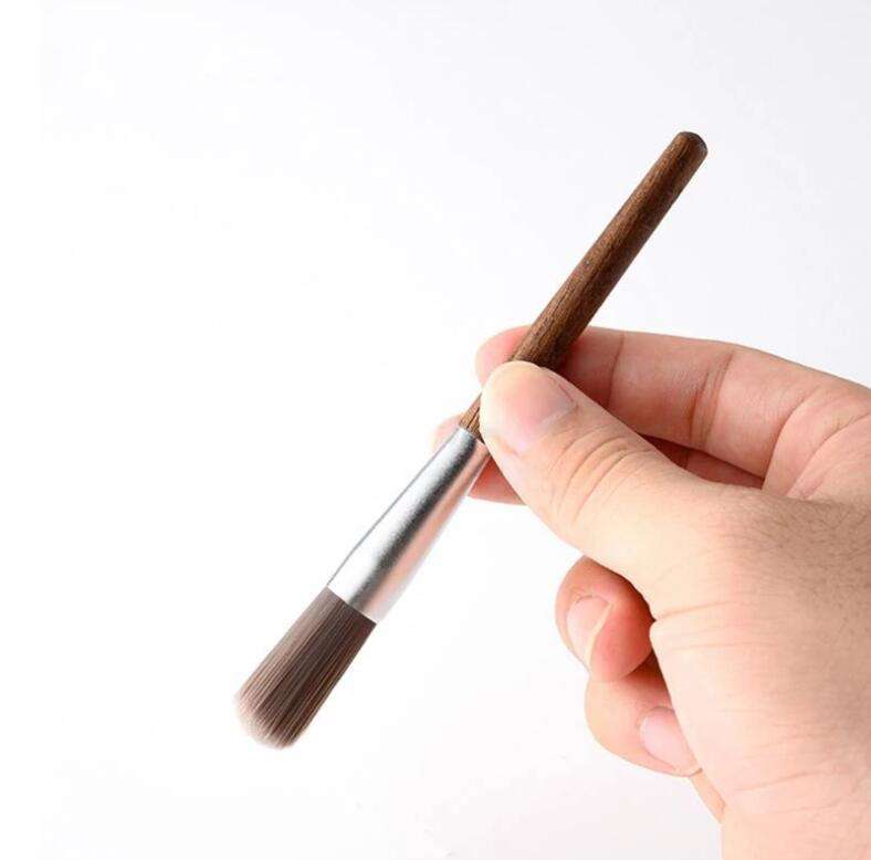 Barista Kitchen Hand Vintage-Style Coffee Grinder Cleaning Brush with Wooden Handle