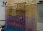 Anodised Aluminum Chain Link Curtain Colour Decorative Curved Dividers