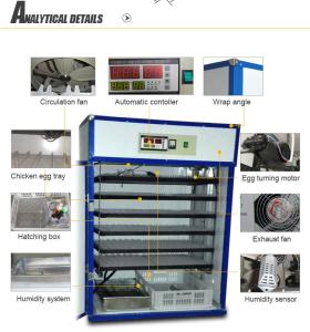 Quality Fully Automatic Chicks Incubator Machine 3000 Egg Incubator wholesale