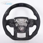 ODM Land Rover Defender Led Display Steering Wheel Round Sports White Stitch