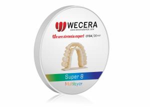 Quality 43-57% Transmittance Smooth Surface Dental Zirconia Block wholesale