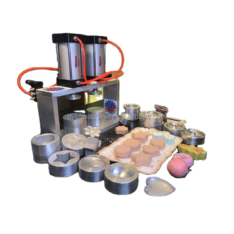 Handmade Bath Salt Ball Making Machine with Salt Powder Raw Material and Various Molds