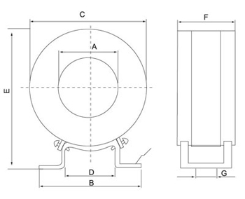 High Voltage DC Contactor Current Transformers , 50Hz - 60Hz Low Voltage Protection Devices