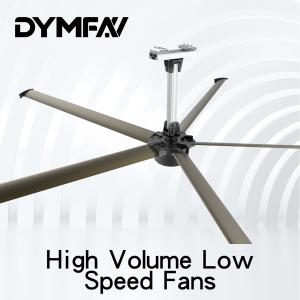 Quality 6.6m 1.5kw 5 Blades High Volume Low Speed Fans HVLS Big Commercial Ceiling Fans wholesale