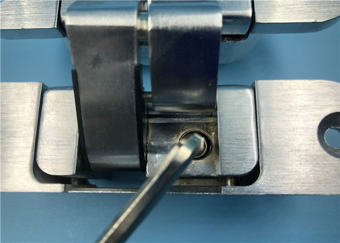 Satin Chrome Mortise Mount Invisible Hinge With Left Open 30*110mm