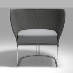 Powder Coated Rattan Garden Corner Sofa