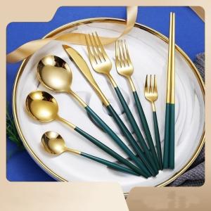 Quality Custom 304 Stainless Steel Cutlery Set Luxurious For Kitchen wholesale