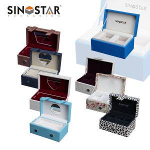 Quality Jeweled Leather Compartment Box with Direct Assurance Guarantee and Certification wholesale