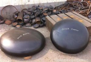 Quality Black Painting DIN 28011 Carbon Steel Pipe Cap A234WPB A420WPL6 wholesale