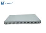 Rack mounted slidable fiber optic terminal box 24fo odf 19inch 1U