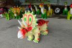 3 - 4M Long Dinosaur Kids Car , Coin Operated Animatronic Dinosaur Ride