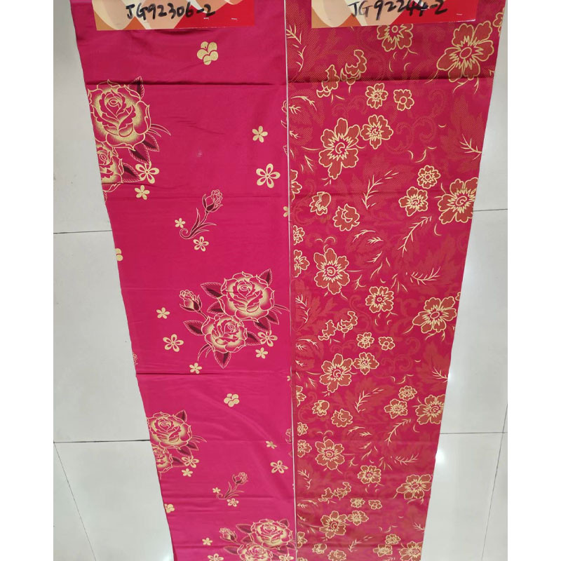 Pigment Printed Polyester Mattress Fabric Warp Knitted Home Textile