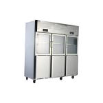 Stainless Steel Commercial Kitchen Upright Freezer with 5cm Foam Layer Thickness