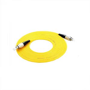 Quality FC UPC To FC PC Fiber Optic Patch Cord 9/125 Simplex 2.0 3.0mm Anti Shedding Cable wholesale