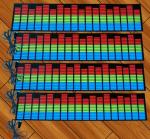 high brightness sound activated equalizer el car sticker