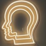 Cuttable Warm White Brain RGB Neon Sign 13.7in Silica Gel Neon Light