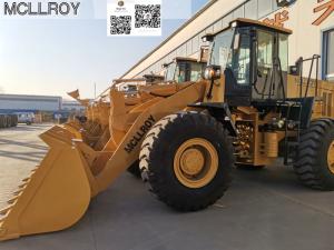 Quality 5 Ton Heavy Duty Wheel Loader Front End With 3m3 Bucket 30 Degree Gradeability wholesale