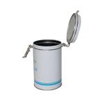 Coffee Tin Can Round Tin Containers with Lids Cylinder Metal Coffee Box