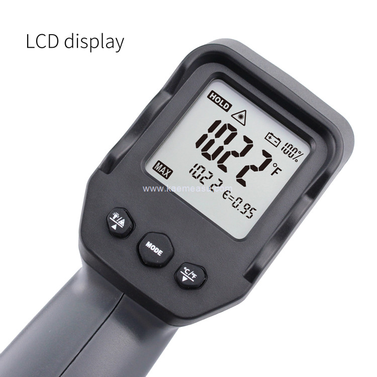 Kaemeasu 1100℃ Non Contact Thermal Laser Gun High Temp Infrared Thermometer