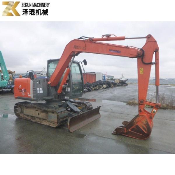 Small Bucket Used 7 Ton Hitachi ZX 70 Excavator With Thumb ZX70-3 0-2000 Working