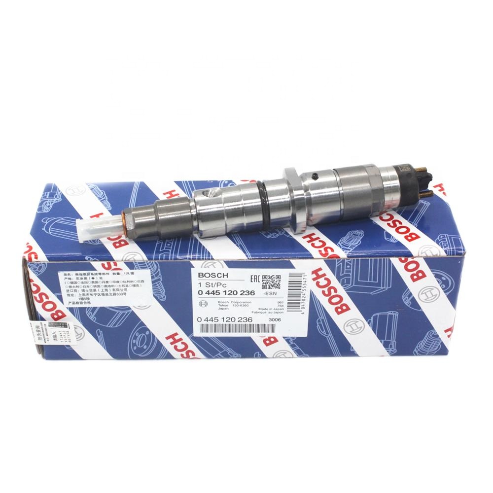 0445120236 0445120125 Komatsu PC300-8 Bo sch Diesel Fuel Injector for Heavy-Duty Machinery Parts 0.62kg Standard Size