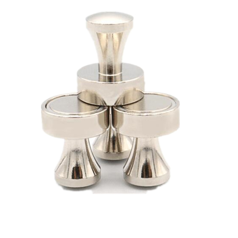 Permanent Magnetic Push Pins for Refrigerator Custom Size Neodymium Magnet Nails
