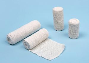 Quality Natural White Orthopedic Consumables Spandex Cotton Crepe Bandage For Hand wholesale