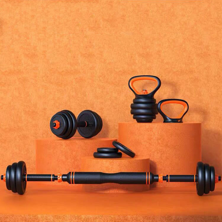20KGS 40lb Dumbbell Barbell Kettlebell Set That Can Change Weight Cast Iron OEM