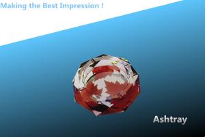 Quality cristal ashtray/ashtray/glass ashtray/cigarette gift/maple leaves ashtray wholesale