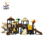 Thickness 6mm LLDPE Kids Outdoor Play Slide Galvanized EN1176