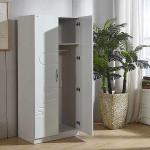 European Style Wooden Clothes Wardrobe Metal Hanger Nickel Plating Treatment