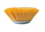 Yellow Bristle Nylon Rilsan Trimming Weed Brush , Road Sweeper Brushes