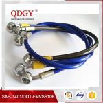 DOT FMVSS106 approved 1/8 SAE J1401 standard colored stainless steel braided