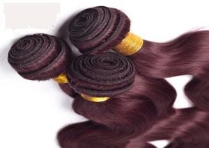Quality Double Weft Colored Human Hair Extensions Colored Human Hair Weave wholesale